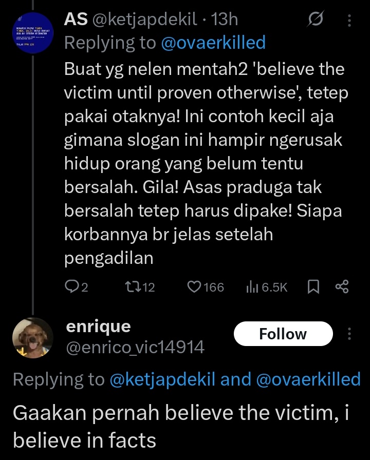 Gara² Elmolester anak kontol.

Padahal ini laki² yg nipu sengaja biar lu pada ga percaya korban² KS, jangan diikutin lah. Sadar woy, Elmory Valent bikin itu biar lu ga berpihak sama korban² KS lainnya.
