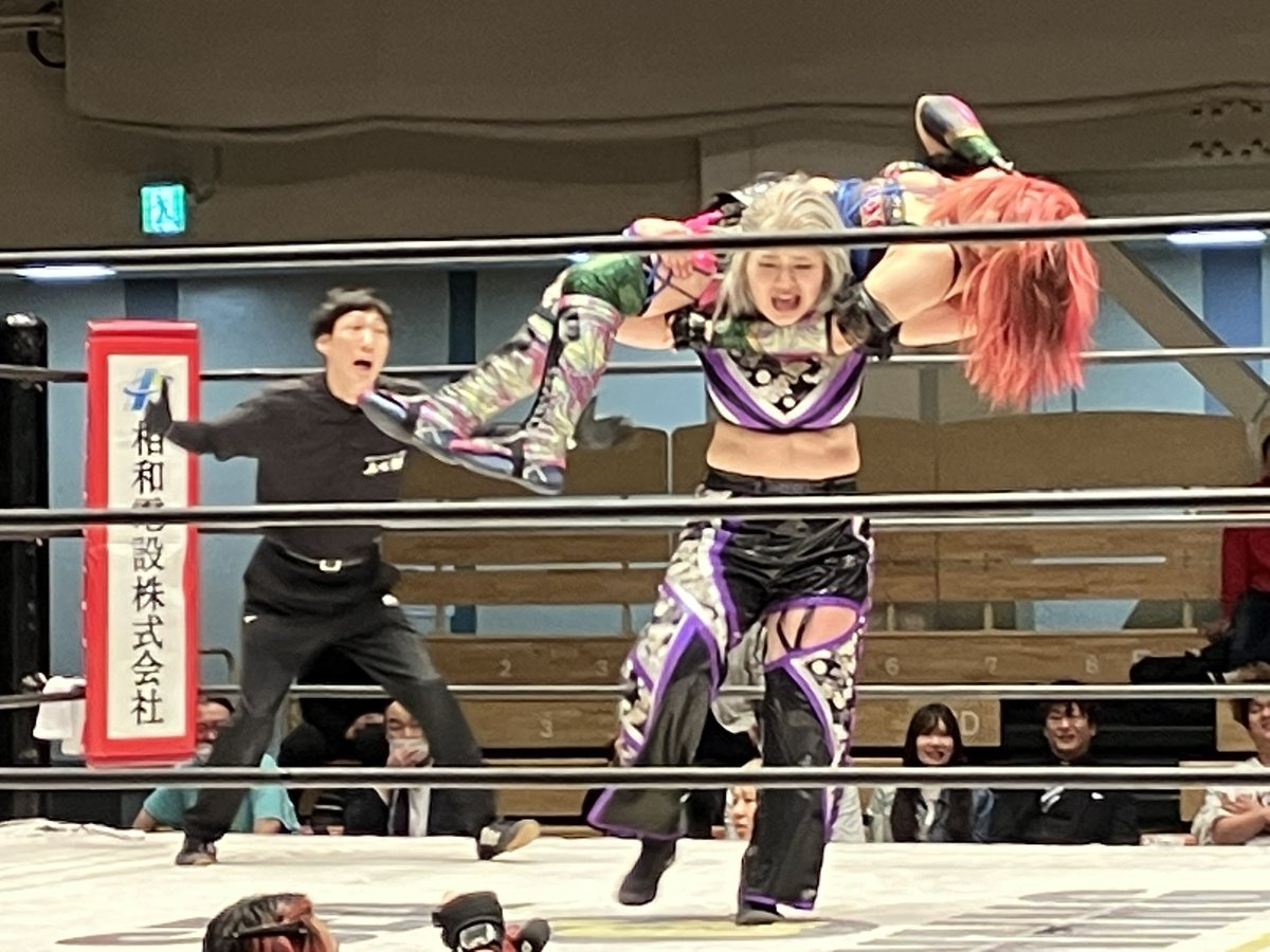 SEAdLINNNG「JUMP UP！2026」第1試合。陽岬来永 対 中森華子。中森選手の勝ち。ミサイルキックからの体固め。#SEAdLINNNG