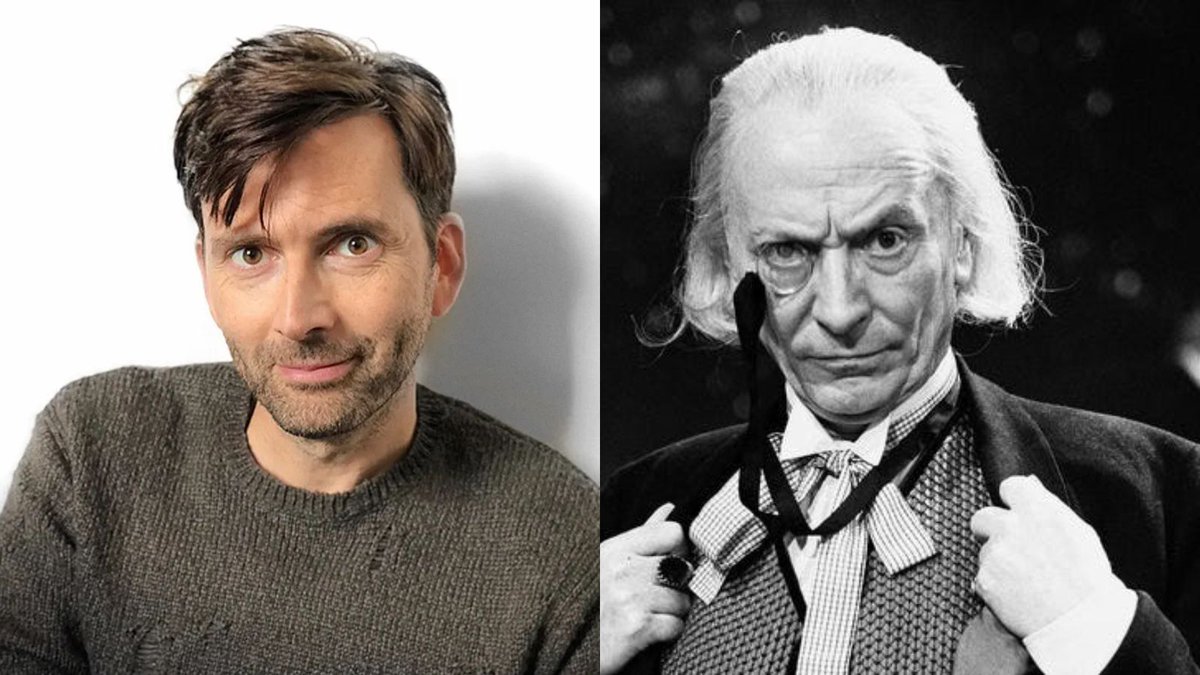 CrispeeePro's tweet image. Fun Fact: David Tennant is now the same age as William Hartnell when he first played the role of the Doctor (55)

#DoctorWho