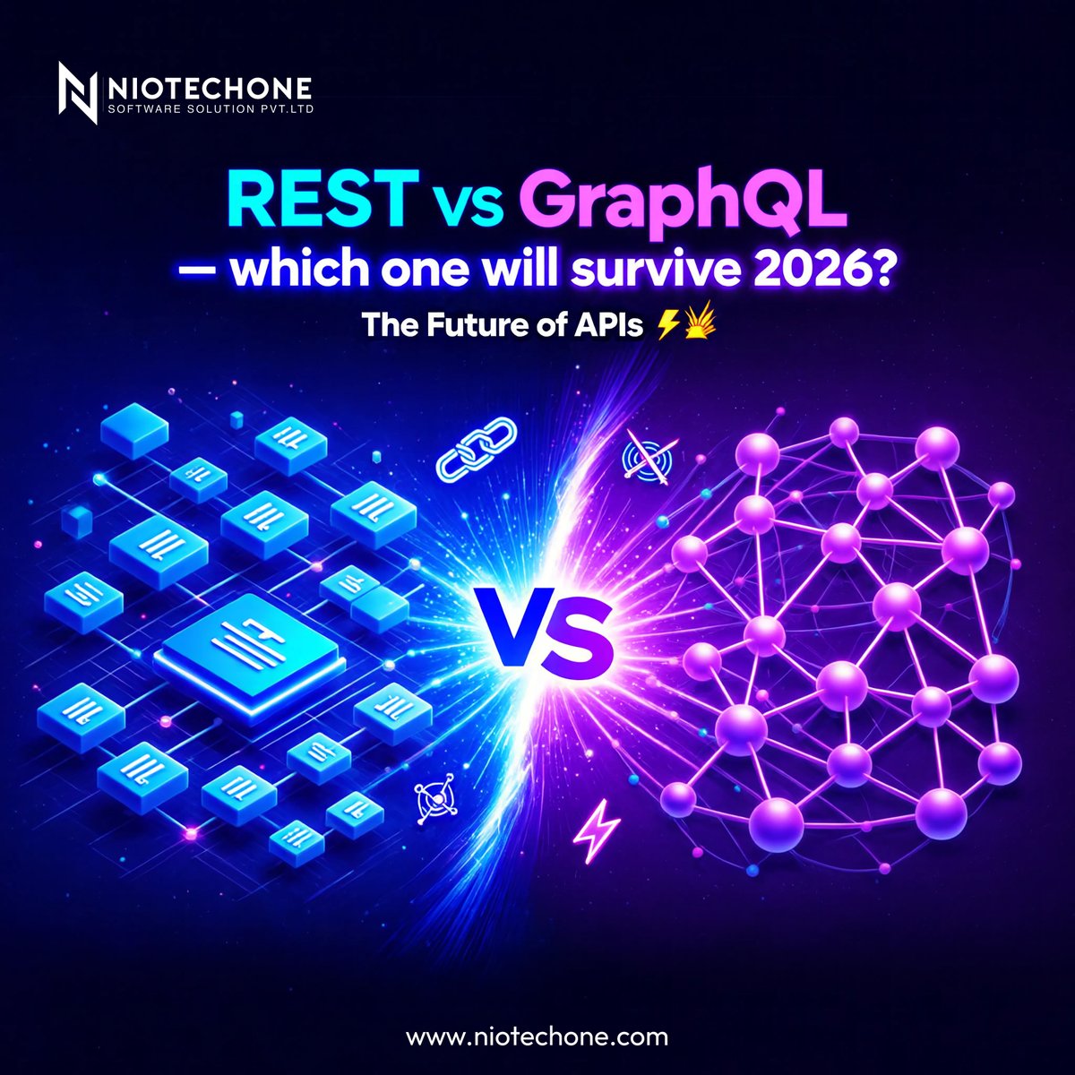 niotechonetrend's tweet image. REST vs GraphQL — which will survive 2026? 🤔

REST is simple and widely used.
GraphQL is flexible and precise.
✔️REST → stable APIs
✔️GraphQL → better control

Most apps use both.

Read More: niotechone.com/blog/full-stac…

What are you using? 👇
#REST #GraphQL #APIs #niotechone