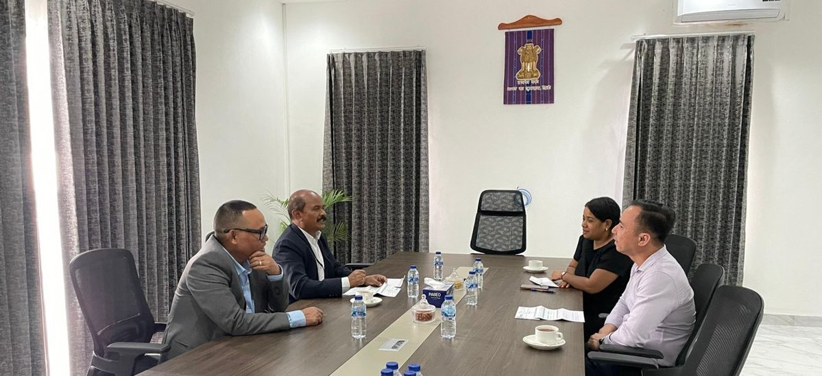 CDA and Attache (Admin) met *Ms. Sausia Prescilia Soares Martins &amp; Mr. Ronaldo Francisco do Rosario*, Diplomats From Timor Leste who will be travelling to New Delhi to attend Special Course for Diplomats from ASEAN Countries to be held at SSIFS from 20-25 April 2026. <a href="/MEAIndia/">Randhir Jaiswal</a>