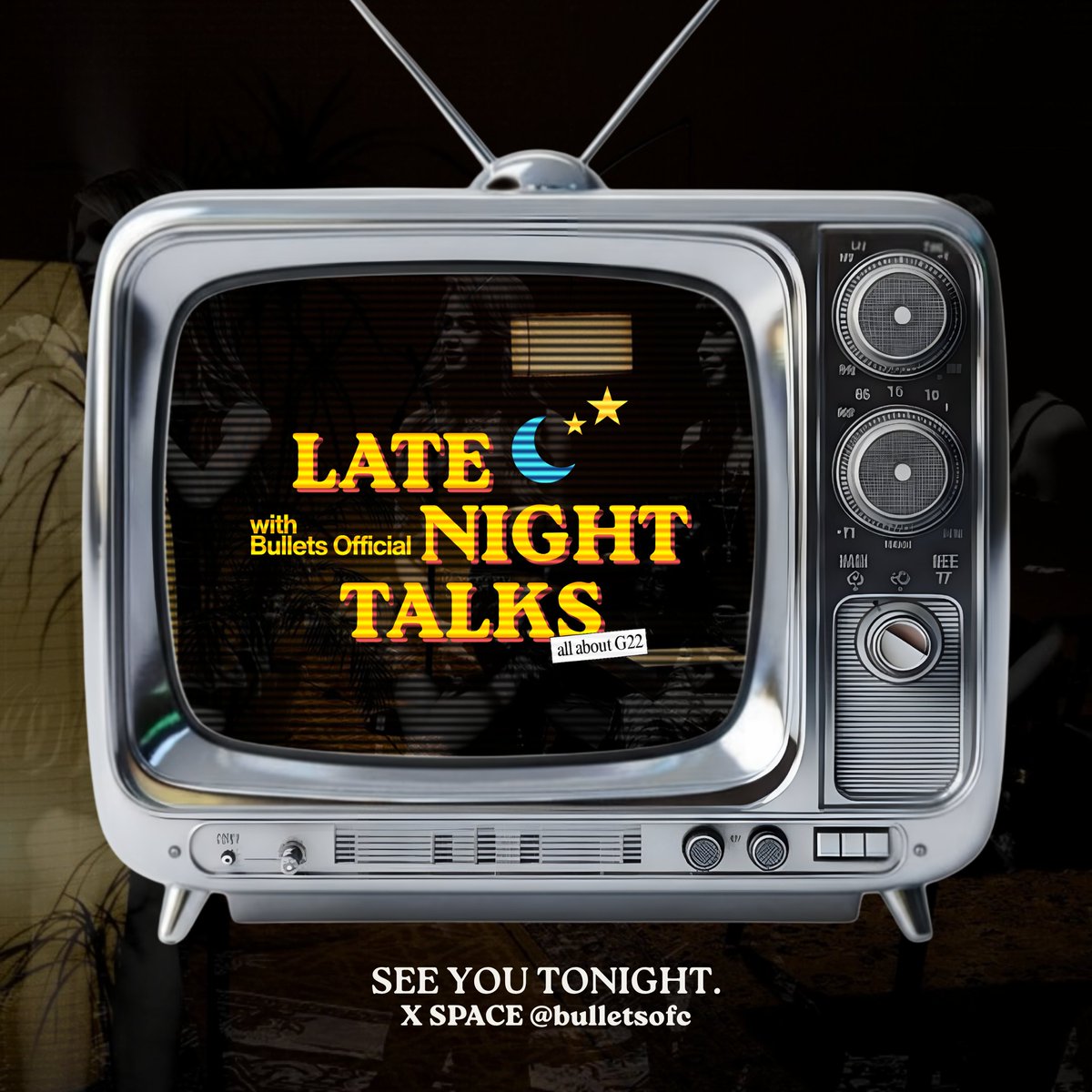 Ready to talk about your favourite stars? ⭐️

Join us TONIGHT AT 9 PM here on X Spaces to talk ALL ABOUT G22! ✨

Let's talk about their journey and maybe some concert prep too! 👀

#LateNightTalksWithBullets