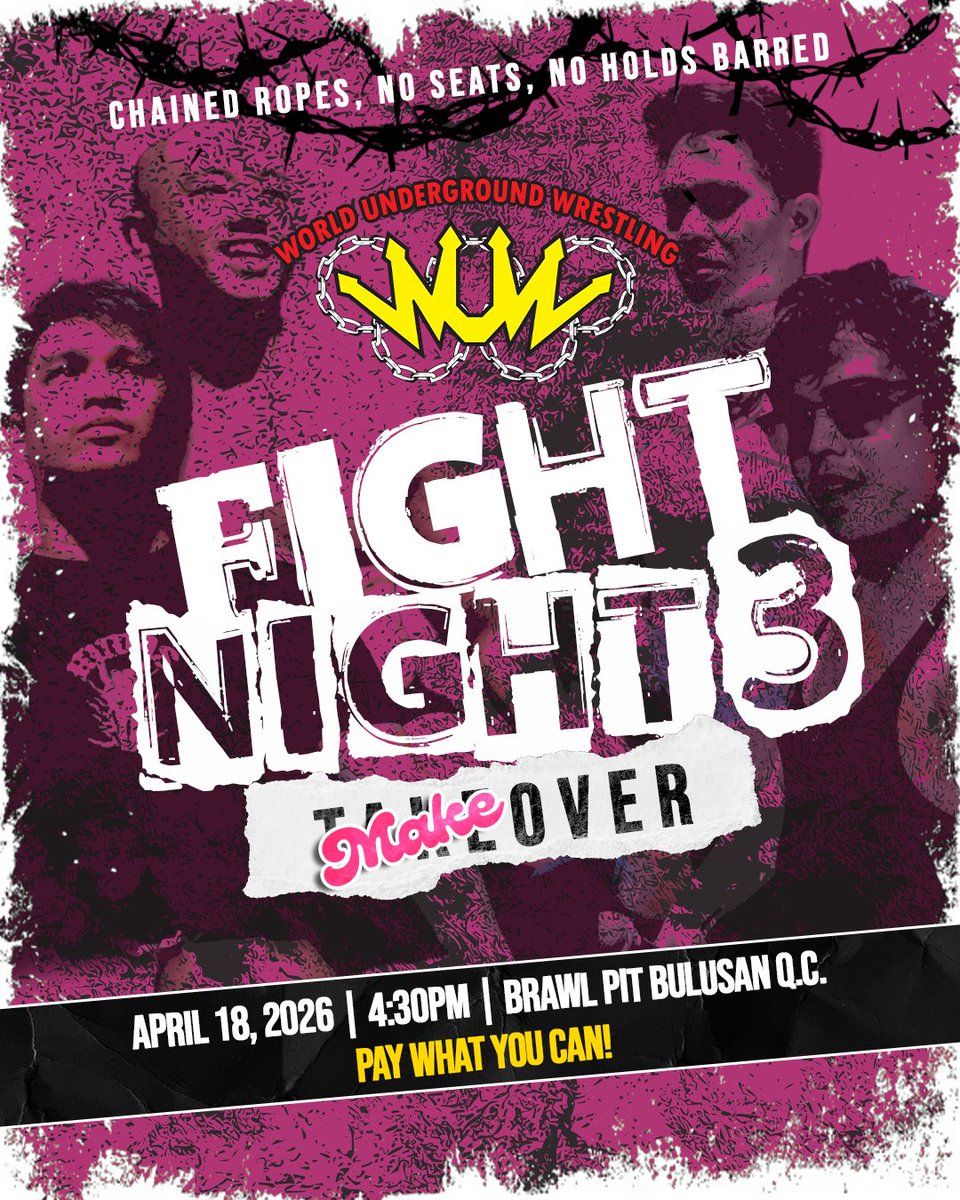 World Underground Wrestling - Philippines tweet media