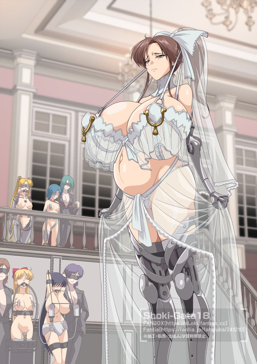 新しいマスターに迎え入れられる美少女戦士 