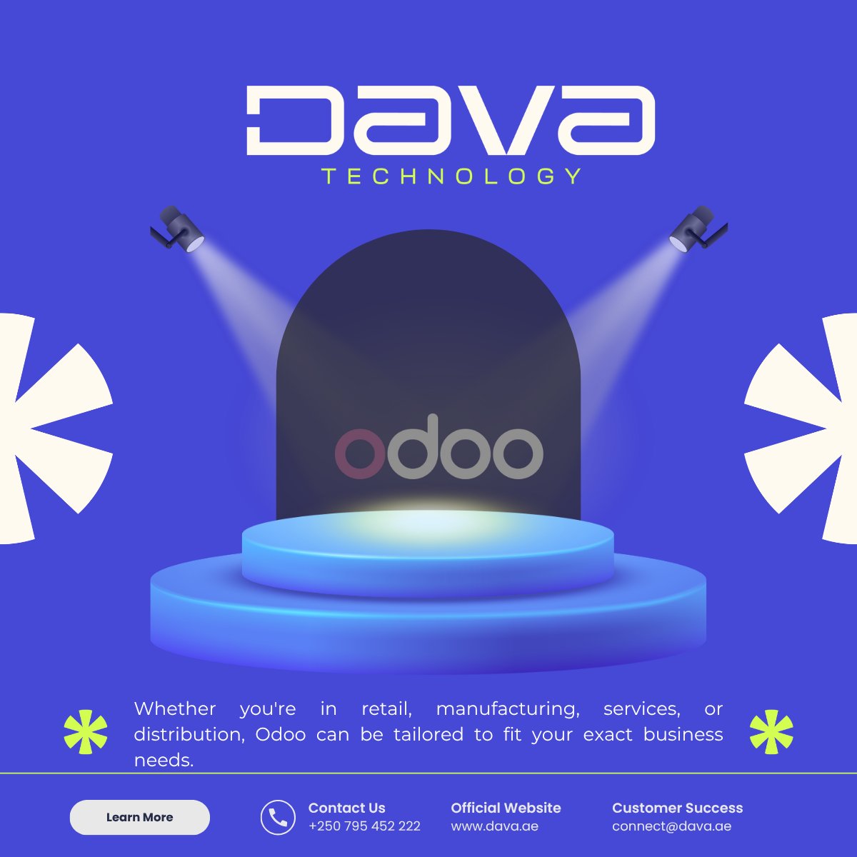 DavaTechnology's tweet photo. All-in-one business management with Odoo ERP 🚀

From sales to manufacturing &amp; custom modules, everything in one system.

🌐 https://t.co/9AOliAdzu6

#OdooERP #BusinessGrowth #Automation #Rwanda #uae https://t.co/NxisfJKRbW