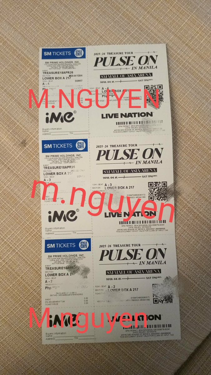 WINisDLove's tweet photo. wts lfb
pulse on manila

deets on pic
ONHAND 
can do meet up sa venue ( iwas scam)
magkakatabi
no to joy buyer.

#TREASUREinmanila
#PulseOnmanila https://t.co/BH9rSvPXjl