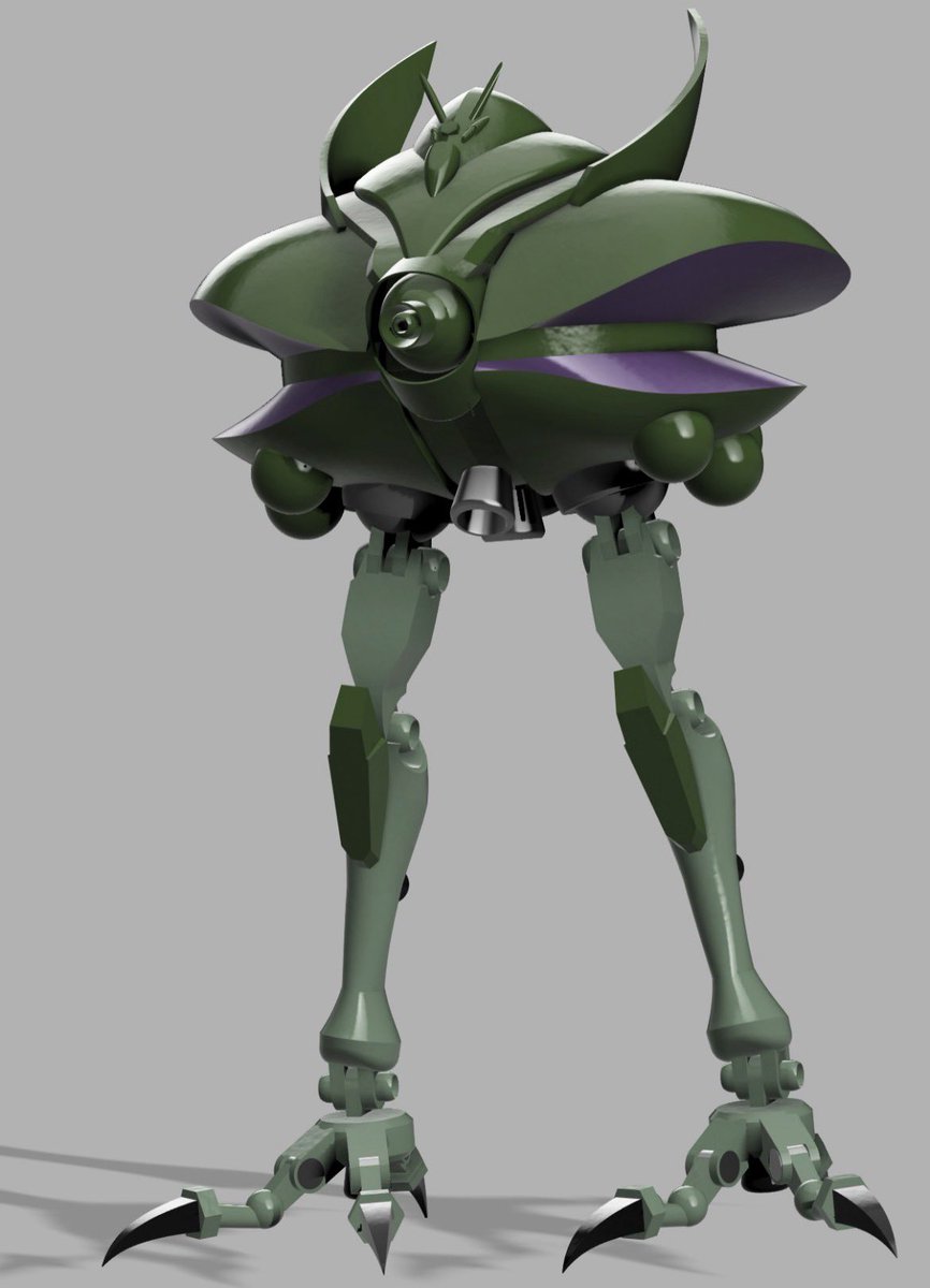 Aaron10414's tweet image. #ガンプラ
#ガンプラ好きな人と繋がりたい
#CAD 
#Fusion 
#3Dモデリング
ビグザムGQの足を微調整しました♪
設定画と比べてロボット感がなくて美脚に仕上がったけど、これはこれで味わい深いですね😄