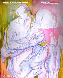 CanBoniGallery's tweet photo. Un solo proyecto donde la figura se transforma: se contrae, duplica y derrama. Alisa Gorelova explora la anatomía como estructura inestable, entre líneas, color y gesto, creando cuerpos entrelazados con peso, evaporación y una presencia casi escultórica. https://t.co/4AzCAON632