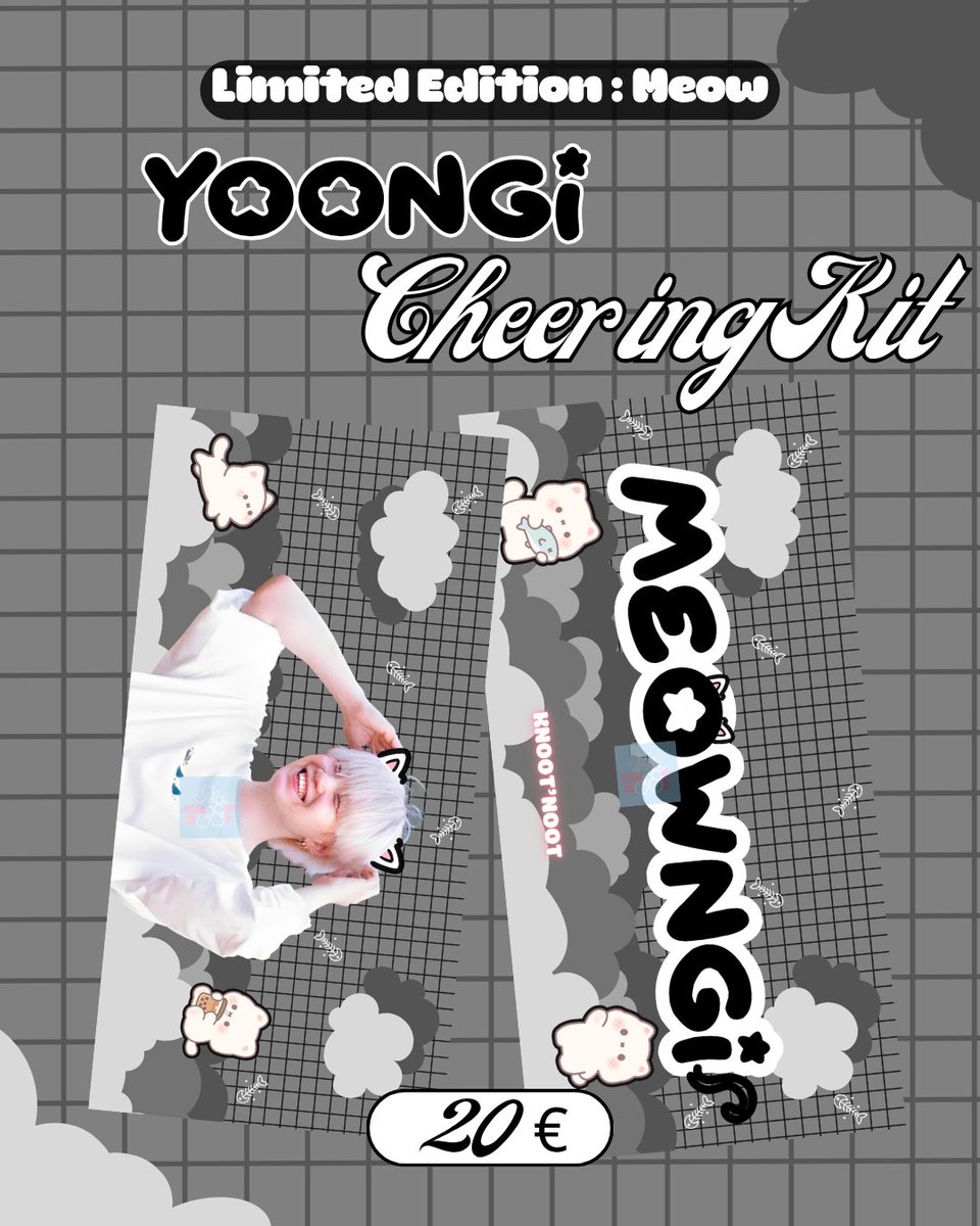 knoot_noot's tweet image. ‼️dispo' aujourd'hui et demain UNIQUEMENT on voulait vous surprendre avec votre engouement
de ces derniers temps qui nous fait chaud au cœur 🥺

Plutôt Team Cheering Kit #KillinItGirl #Daechwita #Meow ou #Kirby ? 🤍

💌 commission en DM jusqu'à DEMAIN SOIR SEULEMENT 
#ARIRANG