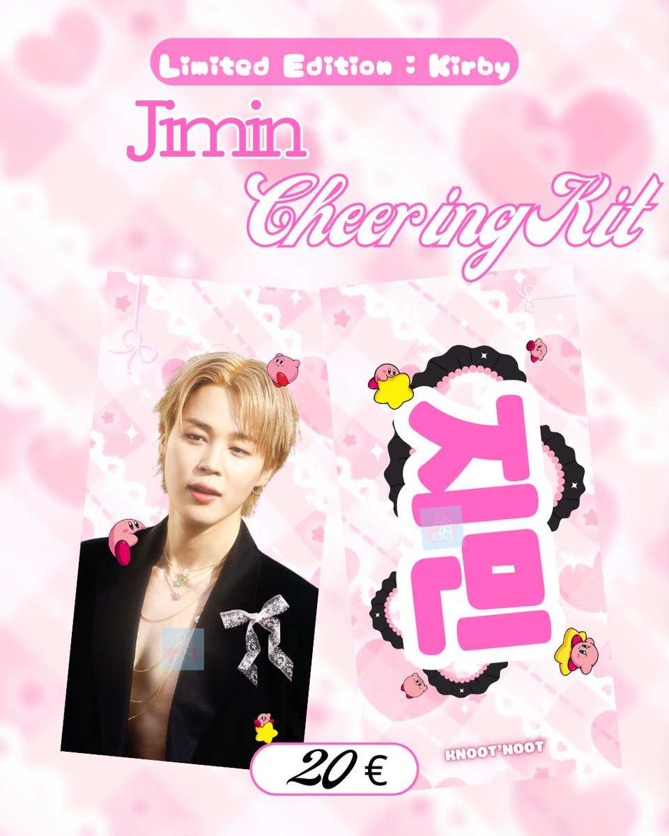 knoot_noot's tweet image. ‼️dispo' aujourd'hui et demain UNIQUEMENT on voulait vous surprendre avec votre engouement
de ces derniers temps qui nous fait chaud au cœur 🥺

Plutôt Team Cheering Kit #KillinItGirl #Daechwita #Meow ou #Kirby ? 🤍

💌 commission en DM jusqu'à DEMAIN SOIR SEULEMENT 
#ARIRANG