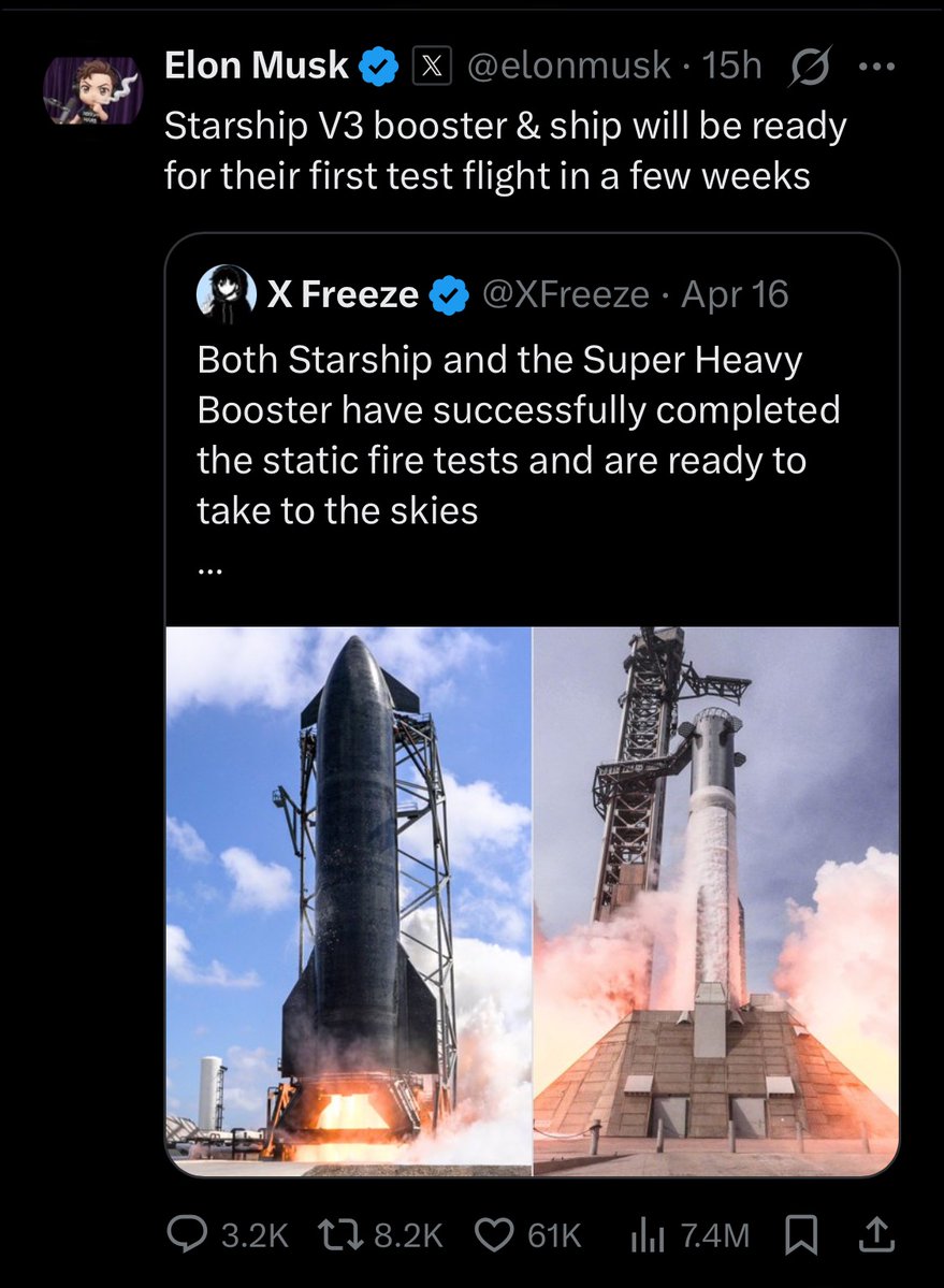 Elon has his eyes on Starship. You may want to have your eyes on $SSHIP 👀🚀