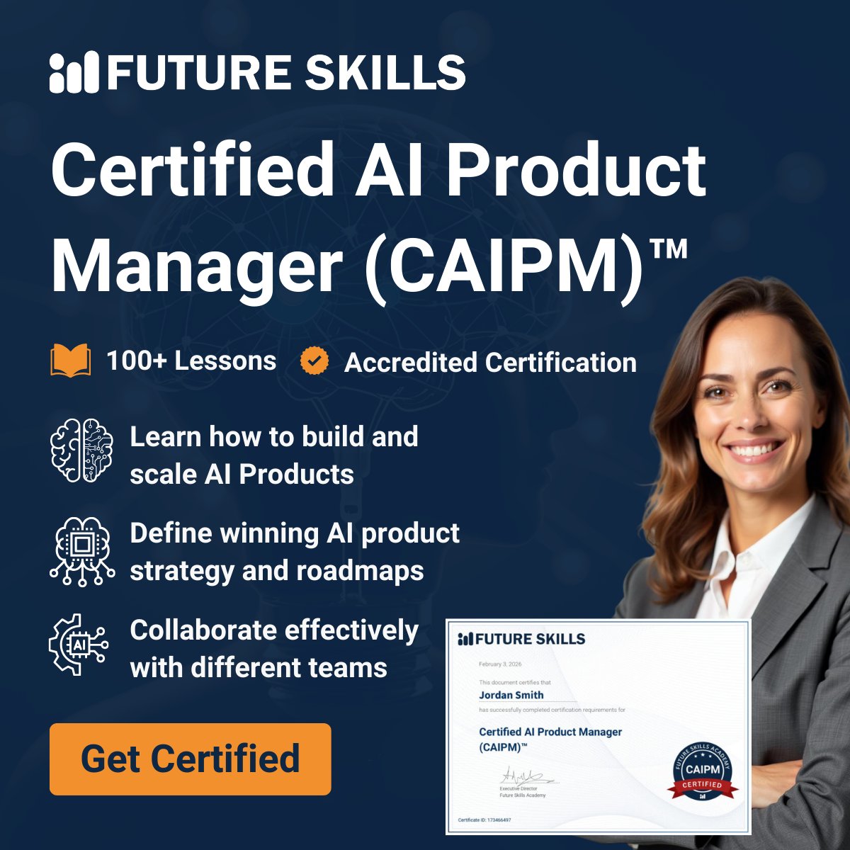 FutureSkillsEdu's tweet image. AI is reshaping product building. 

The 𝐂𝐀𝐈𝐏𝐌 certification helps you lead it—build AI products, define strategy, and work across teams 🚀

👉 futureskillsacademy.com/certification/…

#AIProductManagement #AICertification #ProductManagement