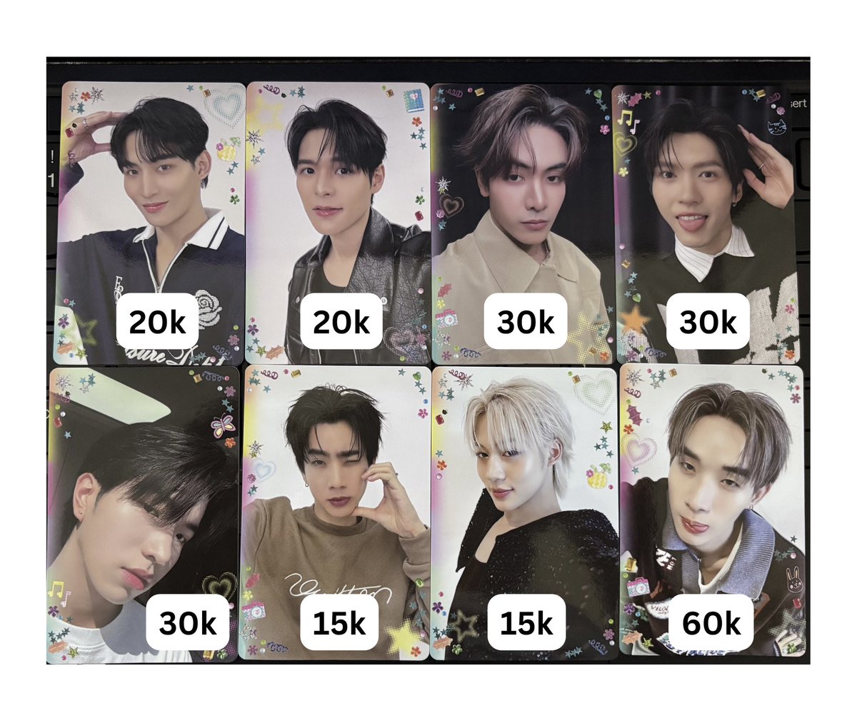 #ths cc fanival boys
ohm pond fourth junior surf gun tui chimon william est sky luke gawin jimmy java aston ohm poon joong aou keen off lego hong 

ready ina

incl packing, excl adm
splitpay
co shopee / manual

📍tangerang