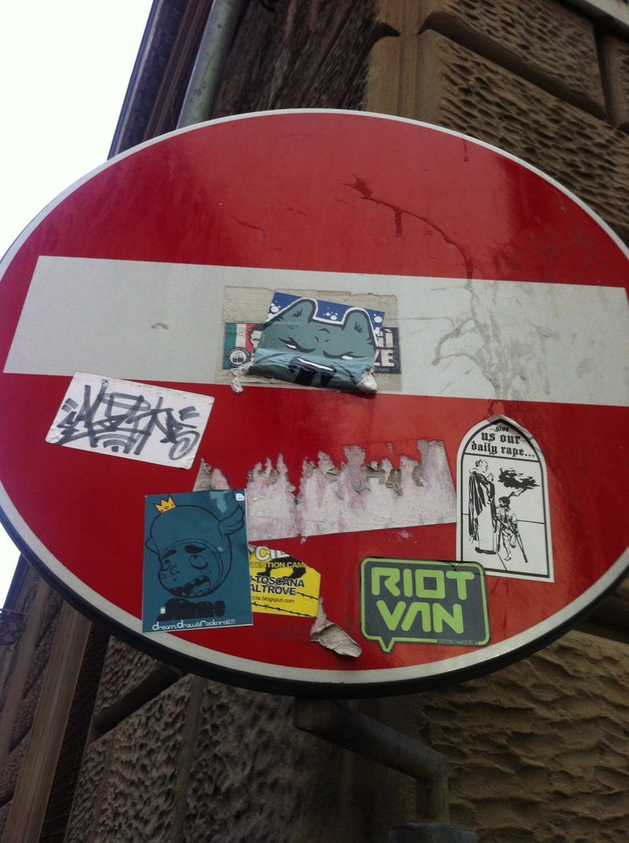 StickeringCom's tweet photo. 📍 Firenze, Italy

"Give Us Our Daily Rape"

Found on the streets. Archived forever.

🔗 https://t.co/xj9qM1bhbQ

#StreetArt #StickerArt #UrbanArt https://t.co/cKSOu4hP5L