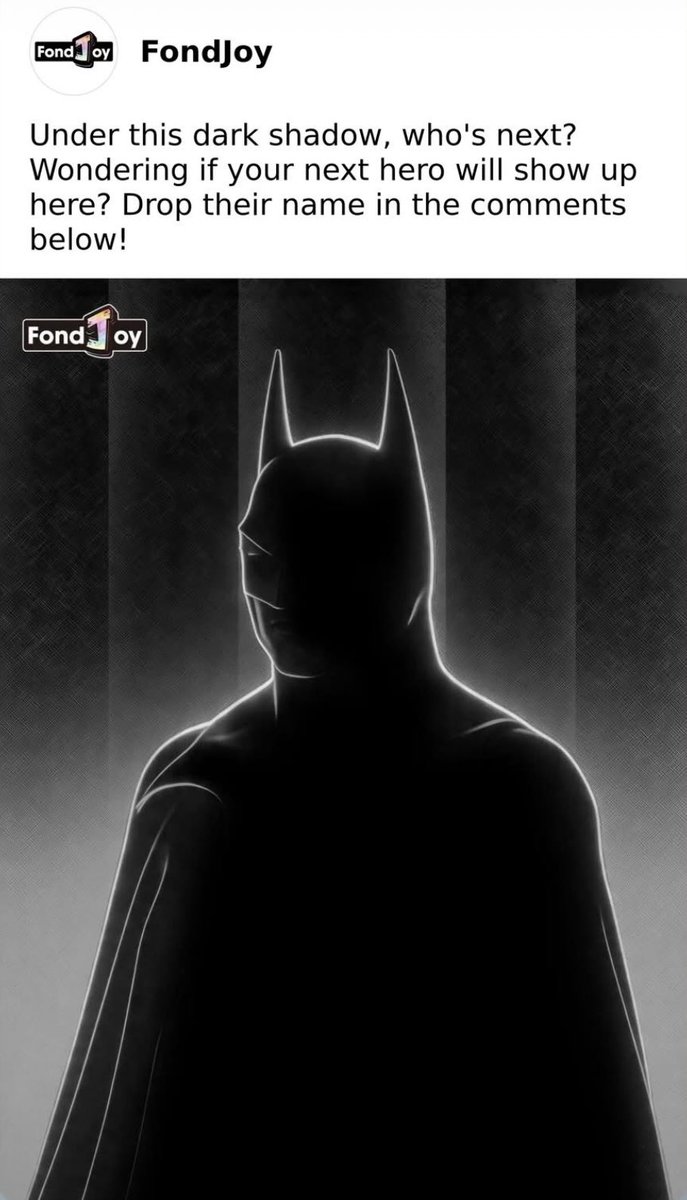 I__Love__Heroes's tweet image. どのバットマンかな…🤔
#FondJoy #Official