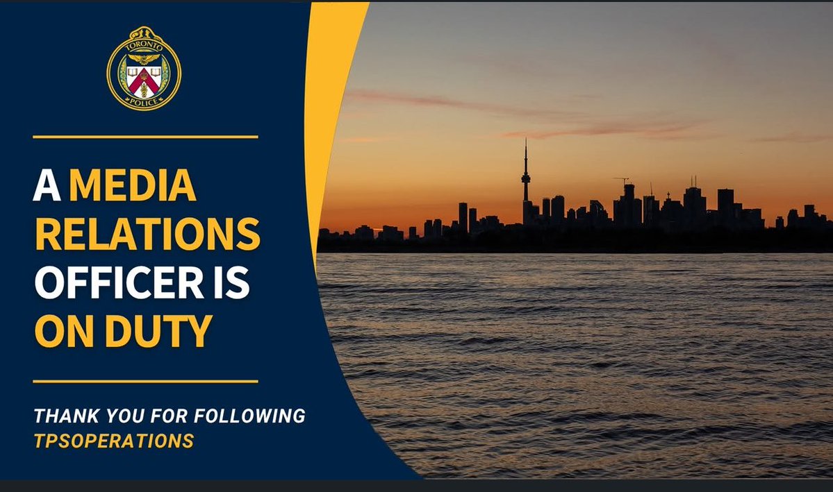 Toronto Police Operations tweet media