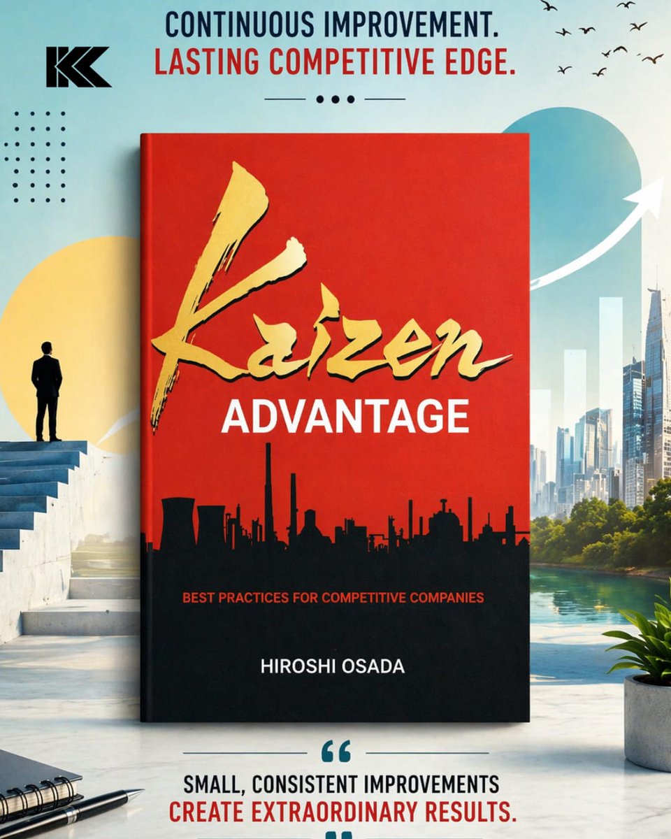 kkbooksdotcom's tweet image. ⚡ Success Hack: Think Kaizen “Small daily improvements lead to staggering long-term results.”
Stop waiting for the “perfect moment.”
Start improving—right now.
🔁 Small step today
🔁 Better step tomorrow
🔁 Big results over time
#Kaizen #SuccessTips #Productivity #GrowthMindset