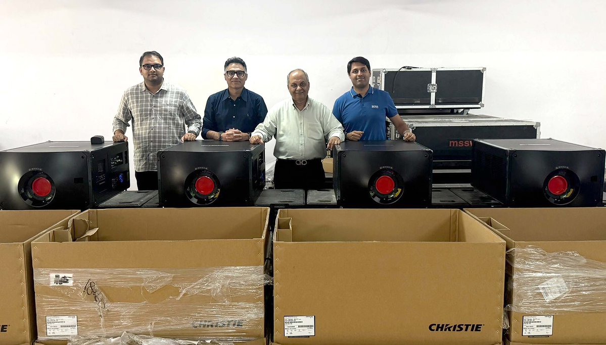 spinworkz_SIA's tweet image. Christie has announced that MSS World has made a major investment in its latest RGB pure laser projection technology, becoming the first company in India to acquire the flagship Griffyn 4K50-RGB: ow.ly/sSkz50YKKMu

 #4KProjection #VisualTechnology #TechInvestment #India