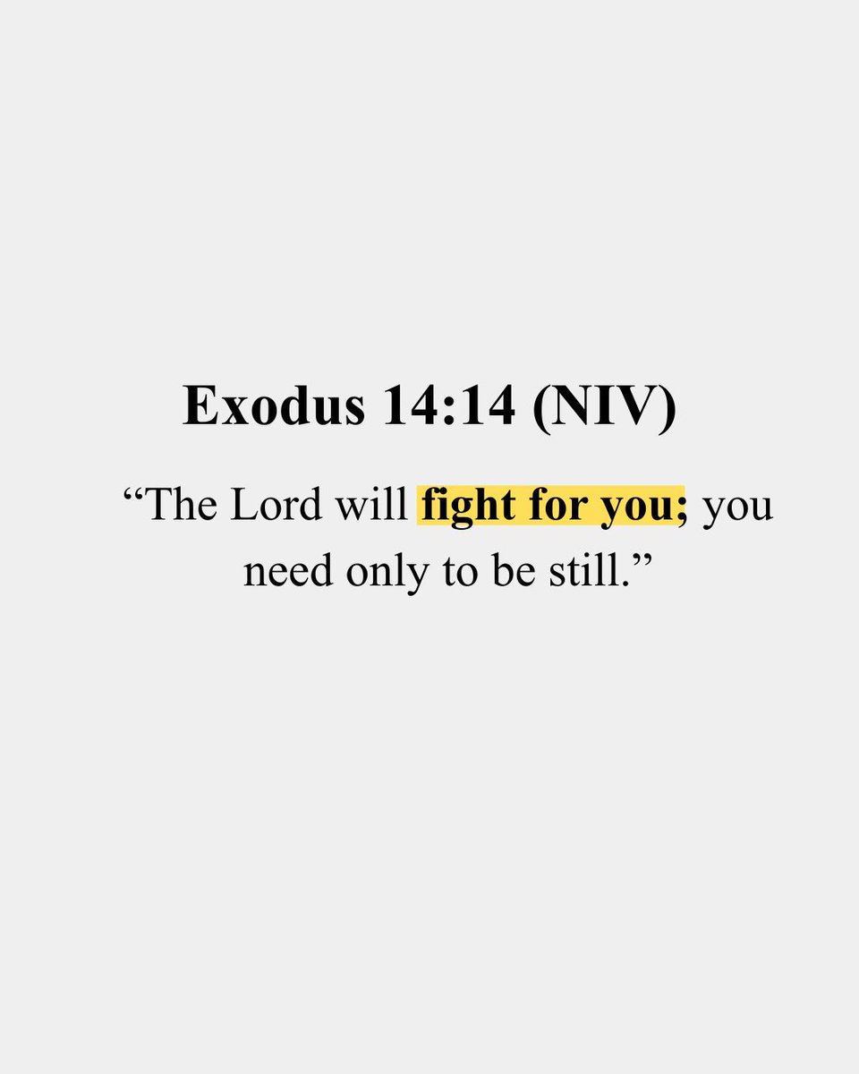 BillyHallowell's tweet image. Some battles aren’t yours to win, they’re yours to trust God with.

Stillness is not giving up. It’s surrender.

#GodFightsForYou #FaithOverFear #ChristianEncouragement #Exodus1414 #TrustGod