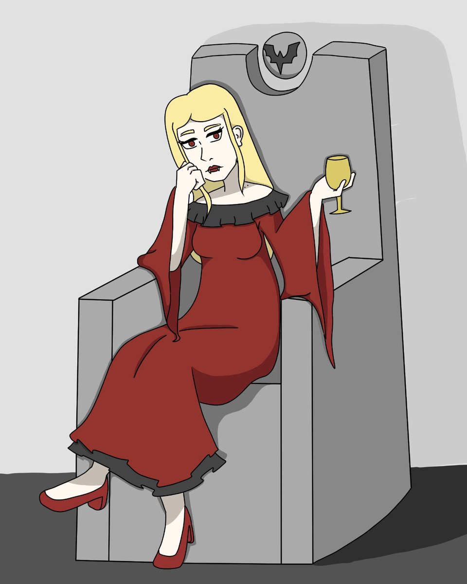 JustHueManYT's tweet image. First art upload here...a redo of an old drawing!

Vampire Lady 🦇🦇 #art #vampire