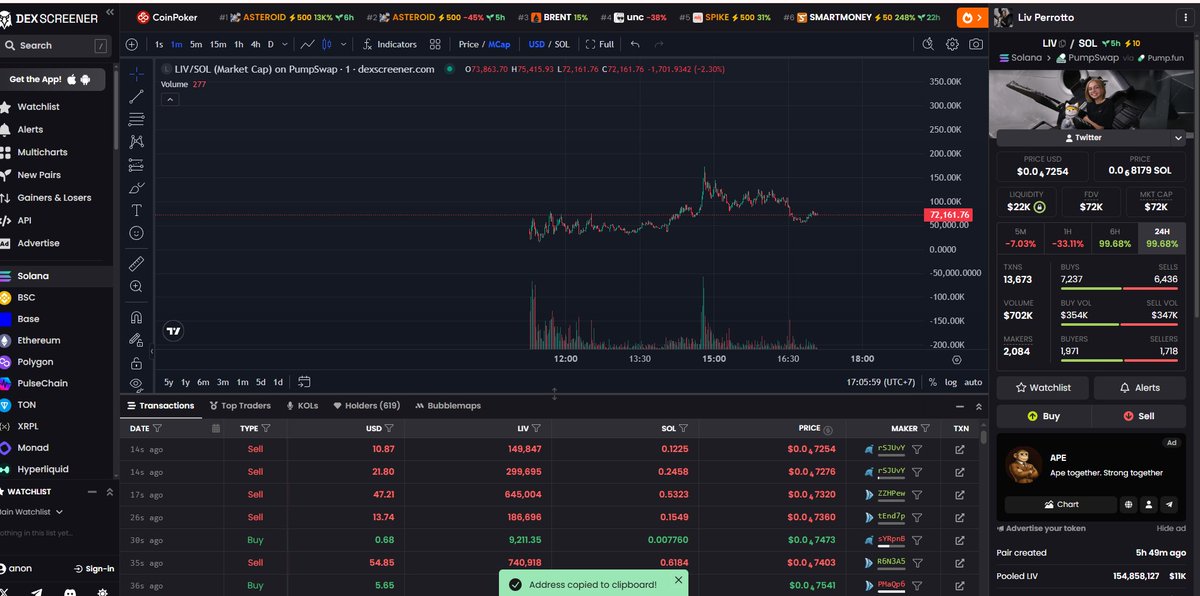 HY Jobs crypto/sol tweet media