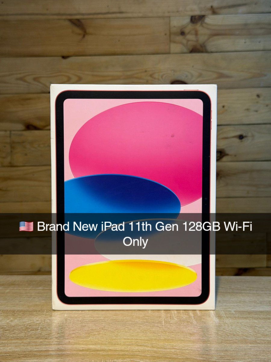 Trevorgotsauce's tweet photo. Brand New iPad 11th Gen 
#RobertoSánchez #Corrie #iPad11thGen #TechPlug #LagosBusiness https://t.co/K3isFry9ih