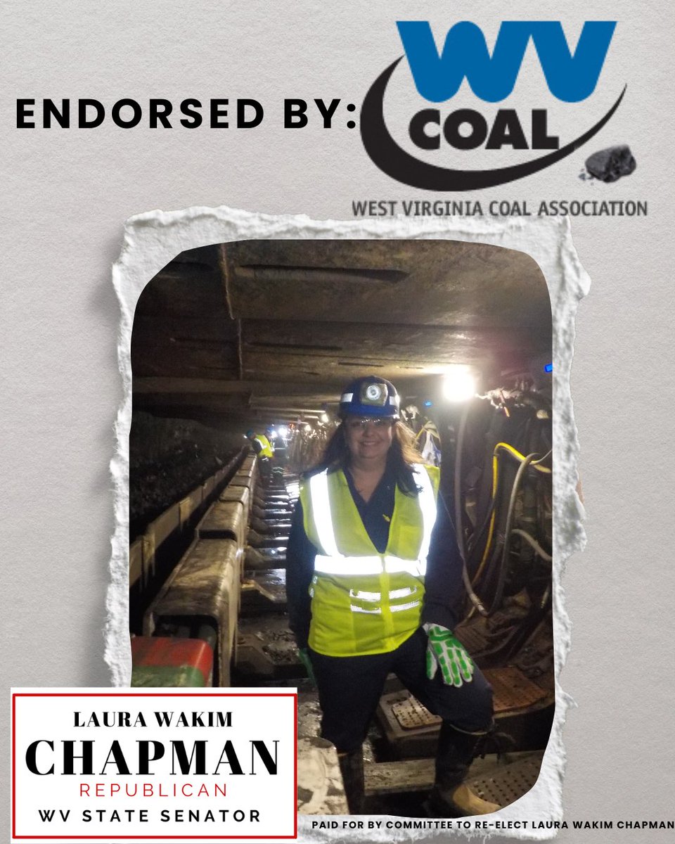 I’m honored to receive the endorsement of the West Virginia Coal Association. Coal remains a cornerstone of West Virginia’s energy future, supporting reliable power and providing good-paying jobs for the hardworking men and women who keep our state running. I’ll continue to stand
