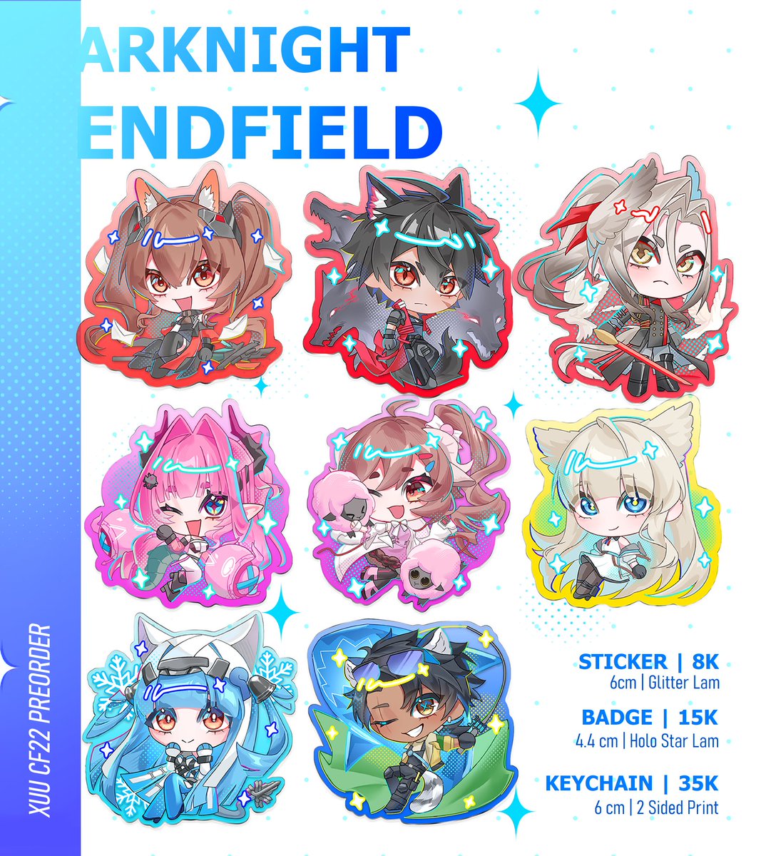 xuuxuu51422's tweet photo. [🤍 &amp; 🔁 are appreciated!!]
Here’s my #CF22catalogue for #CF22 PO &amp; Giveaway

📍 7Ikanz N-13
📅17-24 April
🛒 Pick Up (Both Day) &amp;💌 Mail Order
🌟Arknight Endfield, AKOTSK, JJBA SBR, Resident Evil, TBHX, TSHD, ORV, HSR, ZZZ, Genshin, Nezha

PO Link &amp; GA Rule⏬

(1/3) https://t.co/DVxUxhGOsR
