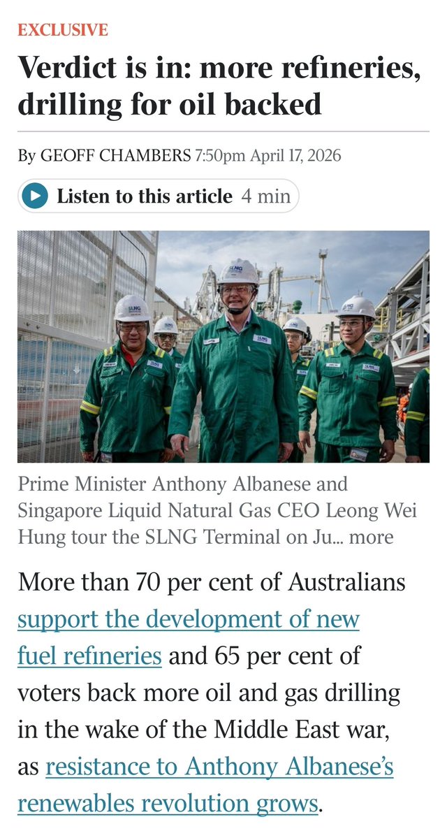 Senator Matt Canavan tweet media