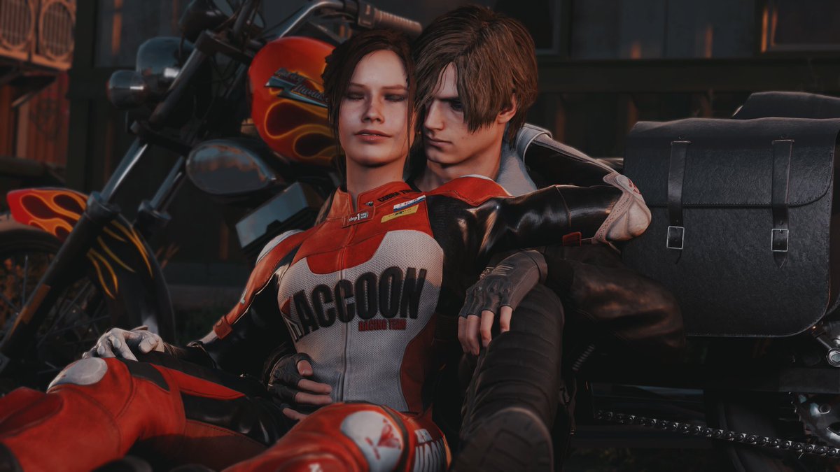 ELOW_MOJO's tweet photo. Go for a ride pt2 
#ResidentEvil #Cleon #ClaireRedfield #LeonKennedy https://t.co/pPJDOlV3Yl