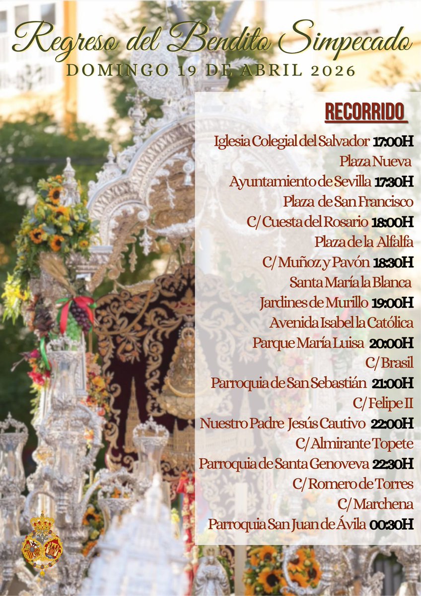 Hdad. del Rocío de Sevilla Sur tweet media