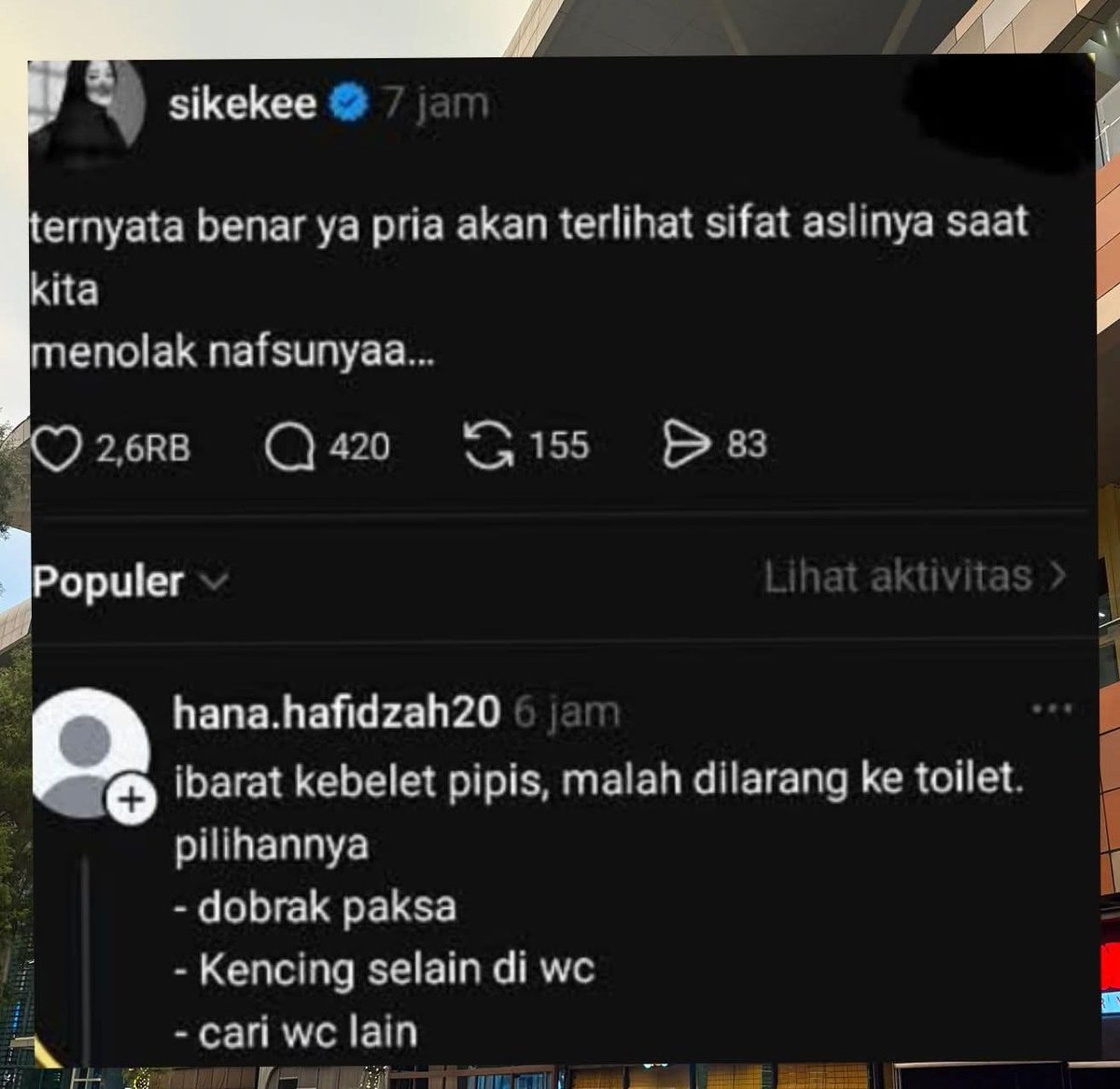 Ketawa itu GRATIS 🛩 tweet media