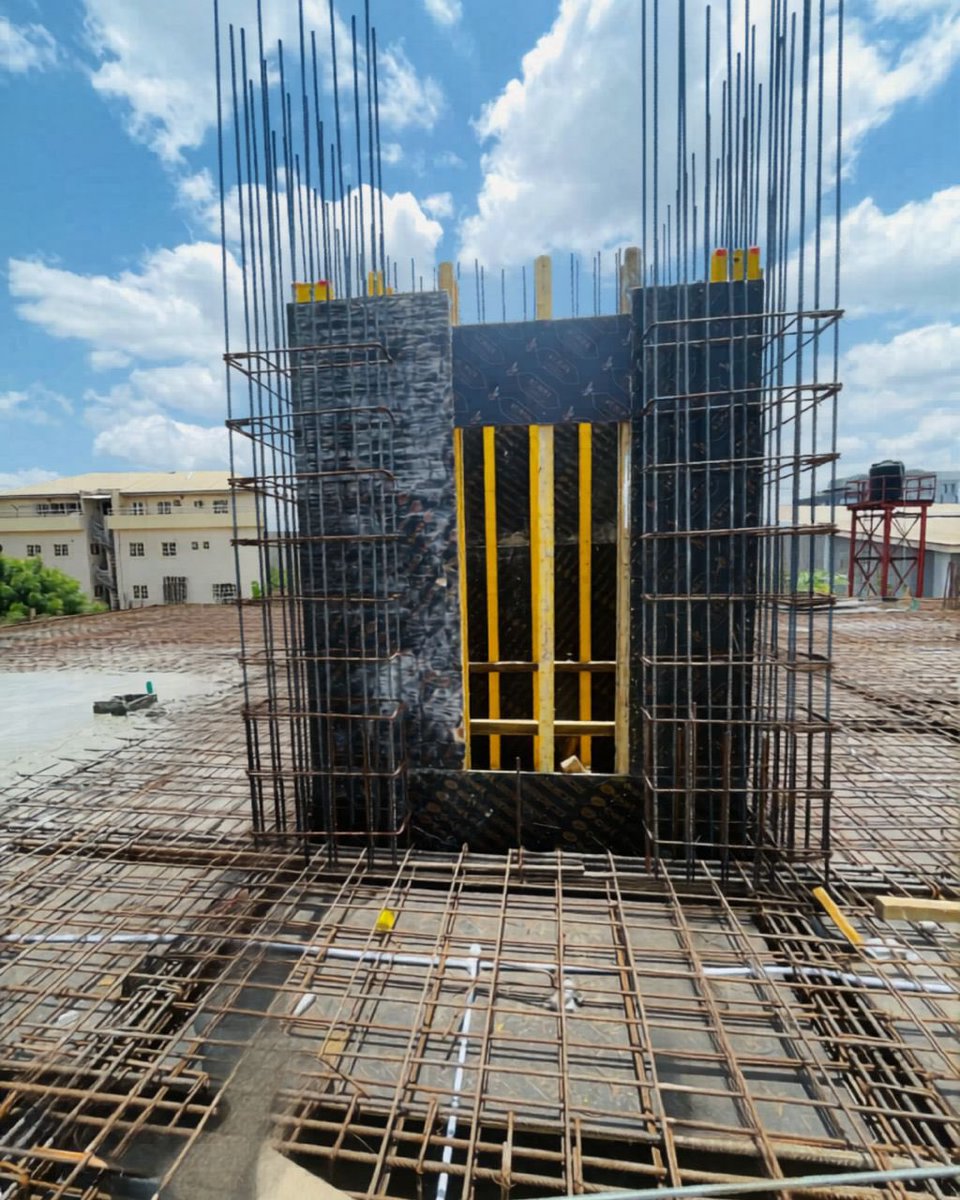 Before the finish, before the fittings, this is where it begins.

The shaft, formwork and reinforcement framing define the structure that will eventually house a fully functional lift system.