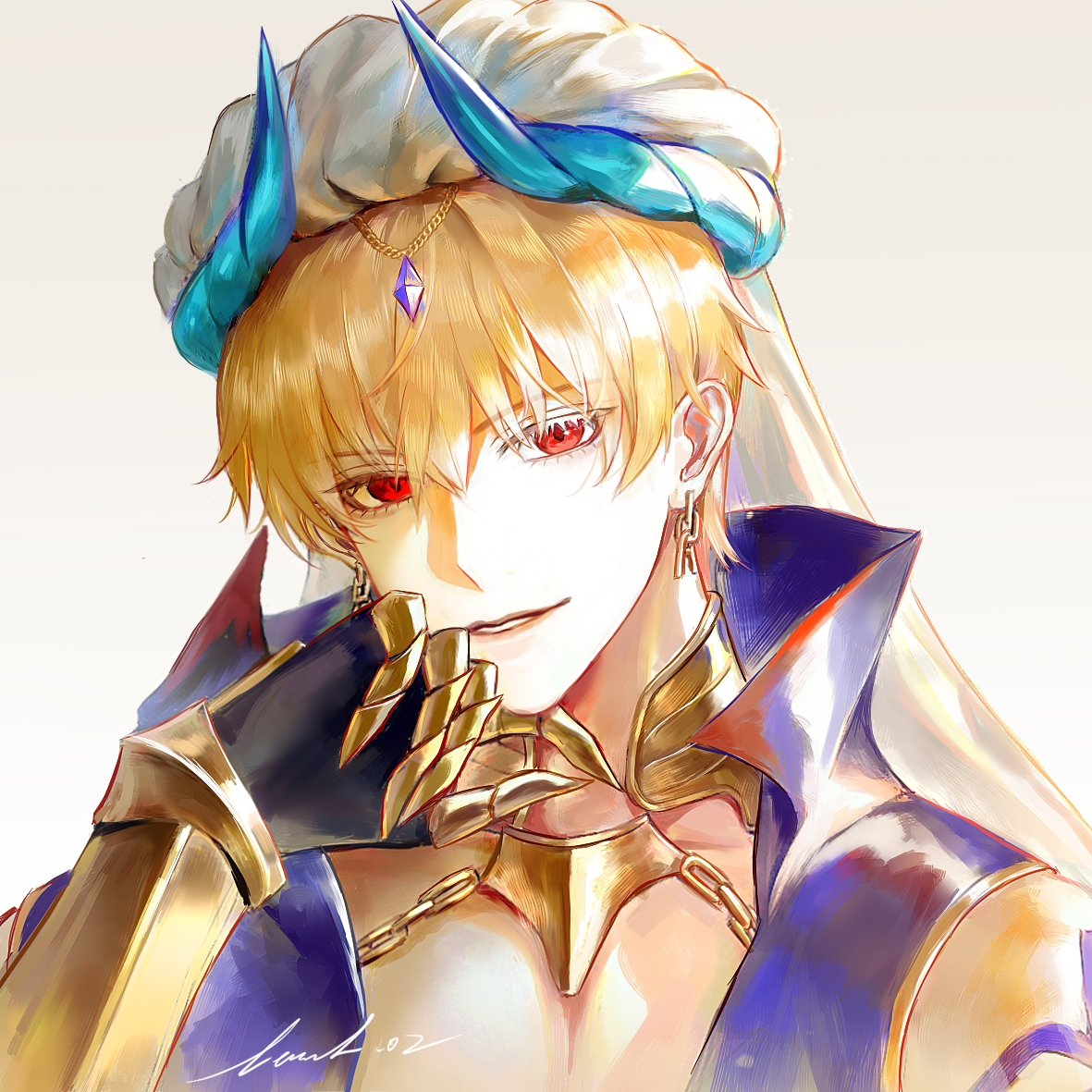 02Level's tweet photo. #ギルガメッシュ #FGO  
当我修改了六年前的画 https://t.co/bMWtn7ywYH