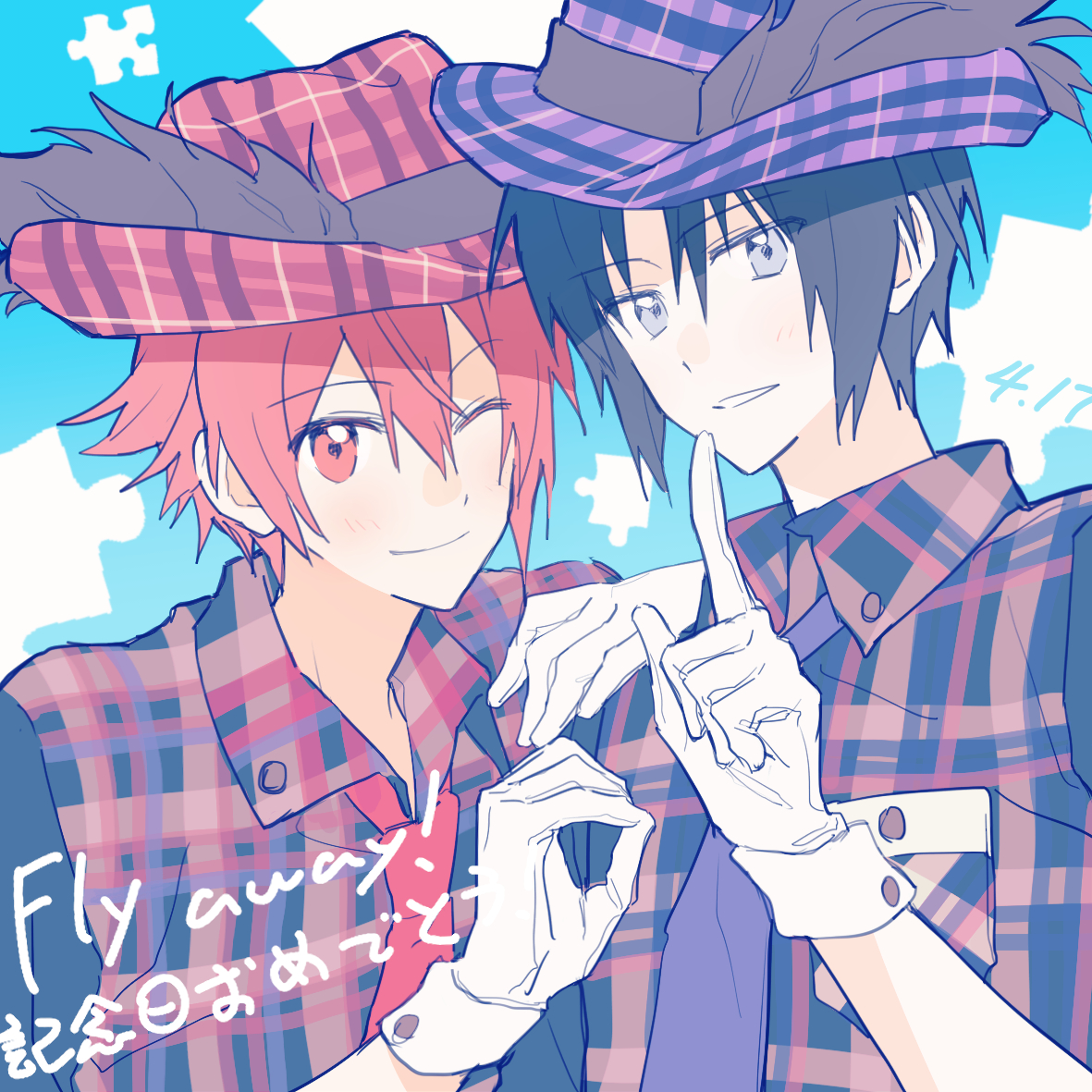 iork_love_iii5's tweet photo. 10周年おめでとう～💙❤️
 #4月17日はフラウェ記念日 https://t.co/McFeOyuEzX