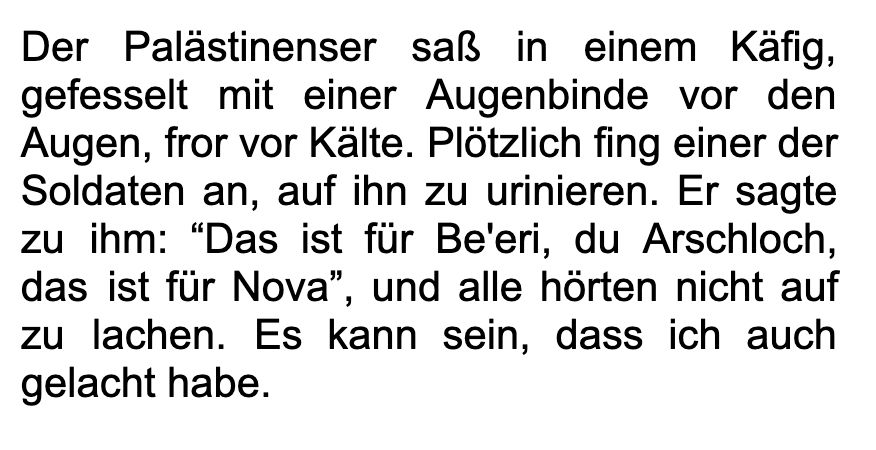 KeremSchamberg's tweet image. In Haaretz ist heute ein Artikel über posttraumatische Belastungsstörungen bei israelischen Soldaten, die zuletzt in Gaza gedient haben, erschienen. Yossi Bartal hat bei Bluesky einige der Aussagen im Artikel über die Verbrechen, die sie begangen haben, übersetzt. Trigger-Warnung
