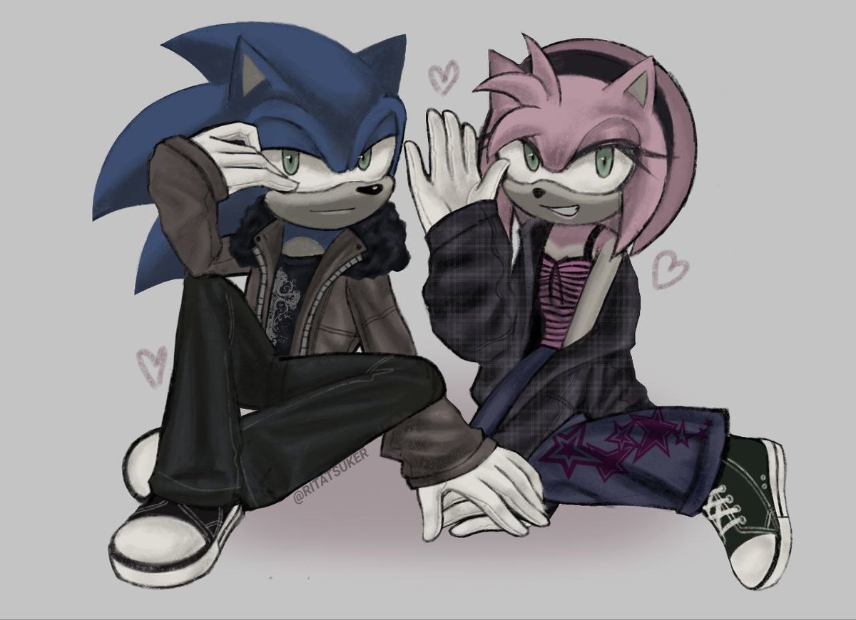 RitaTsuker's tweet image. #sonic #amyrose #sonamy #digitalart