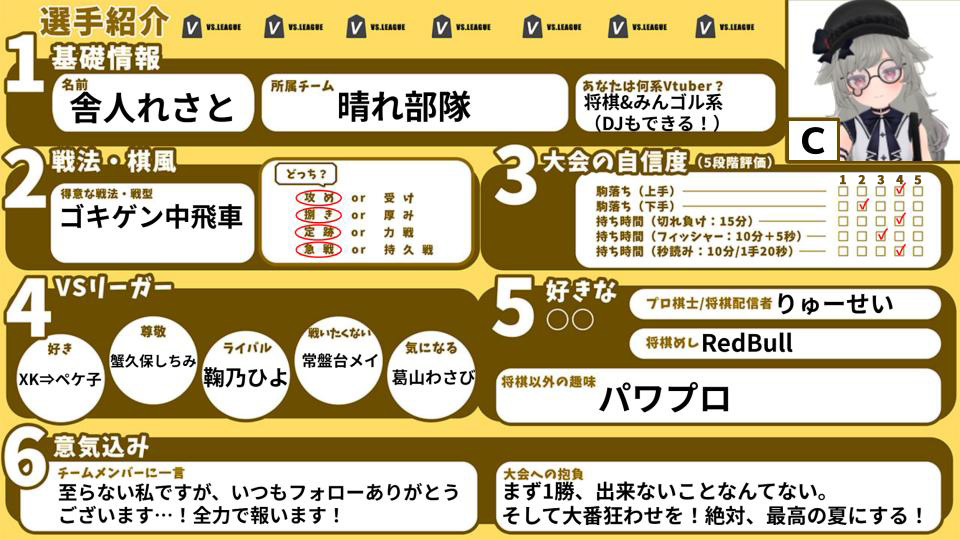 VSリーグ/Vtuber将棋リーグ tweet media