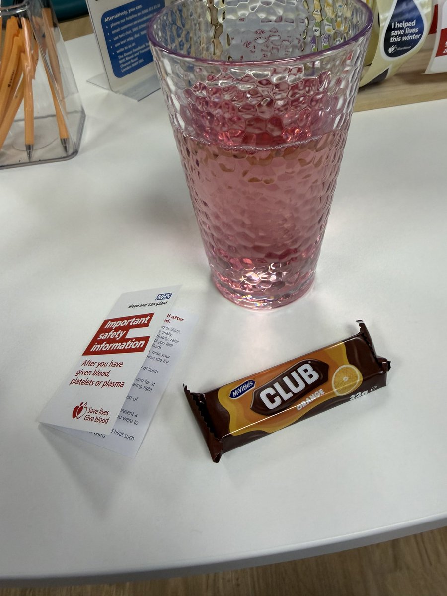Josh1C's tweet photo. Always a pleasure @GiveBloodNHS https://t.co/nWVU7Ck8VD