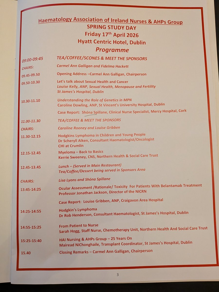 Lyons_LM's tweet photo. @HAINurses_AHPs looking forward to a great day of learning and networking at the HAI Spring Study day https://t.co/1LbxPJP9UM