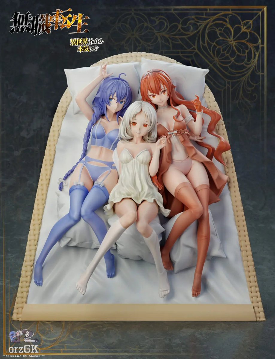 EXkurogane's tweet photo. [3rd Party] BGA Studio 1/6 Mushoku Tensei  Sylphiette Greyrat, Eris Boreas Greyrat &amp; Roxy Migurdia. Preorder: https://t.co/HVwWvcfskU
USD $435, March 2027 release

#mushokutensei #animefigure https://t.co/EBKqy2Xw0e