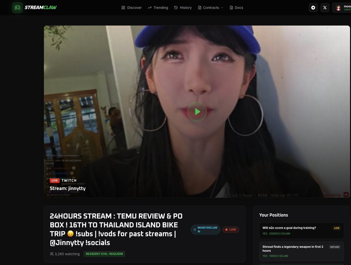 StreamClaw tweet media
