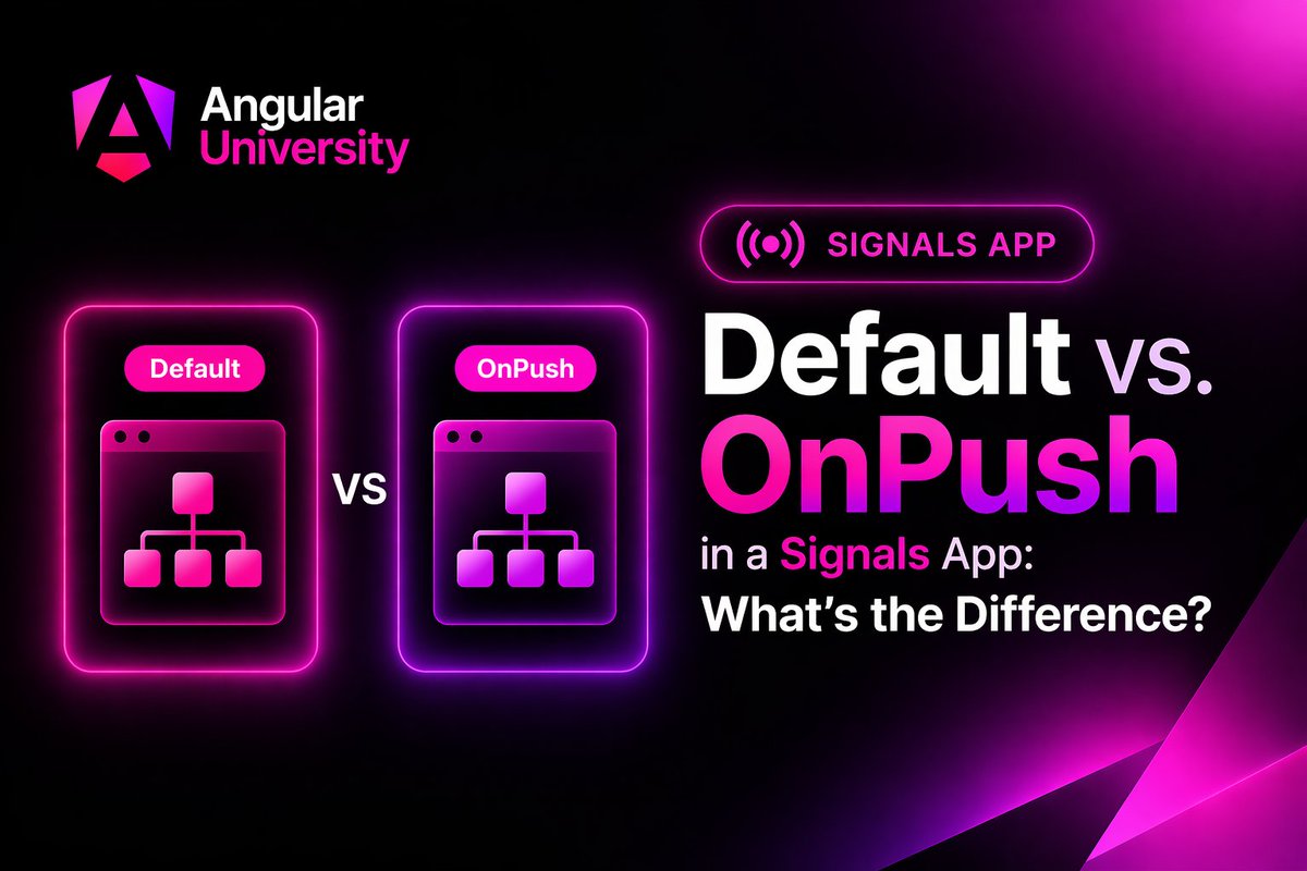 Angular University 🅰️ tweet media
