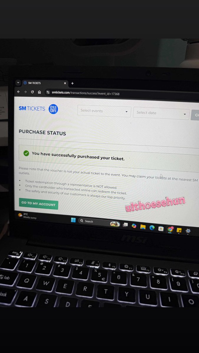 ulthoesehun's tweet photo. YAAAAAAAAY IM CRYING!!! SEE YOU SOON @weareoneEXO ❤️❤️❤️ #EXhOrizoninMANILA https://t.co/Rxcre0iPsk