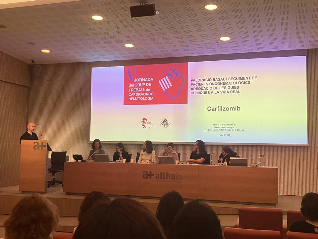 CardiOnCAT's tweet photo. @BleGimeno @catcardio @Hematocat @SCBONCO Valoració basal i seguiment: Aplicació a la vida real de les recomanacions de les guies. https://t.co/Ivjp3r6uxd