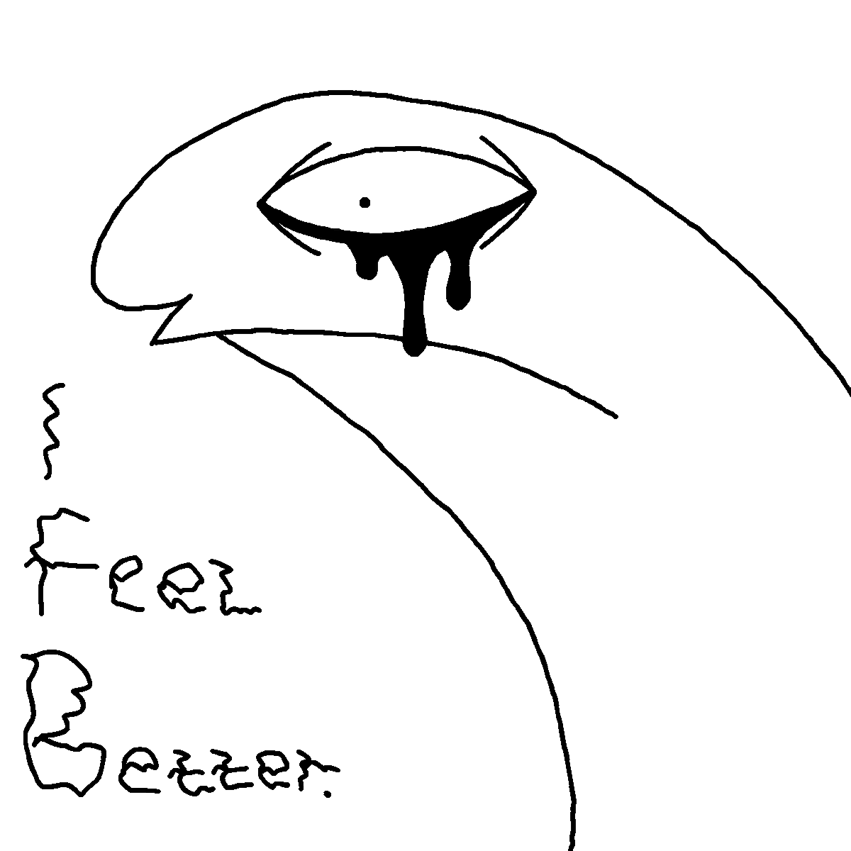 NecroCritterMan's tweet photo. Quick sketch of Allan + black version

#smilingfriends https://t.co/Li73OxL07E