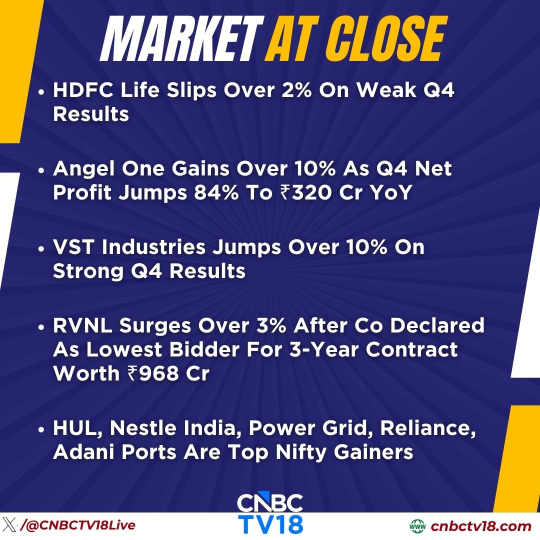 CNBCTV18Live's tweet image. #MarketAtClose | #Colgate, #SuzlonEnergy, #HDFCAMC, #MRPL, #CochinShipyard are top #Midcap gainers

⏩#NSE advance-decline ratio at 3:1

Here's more👇