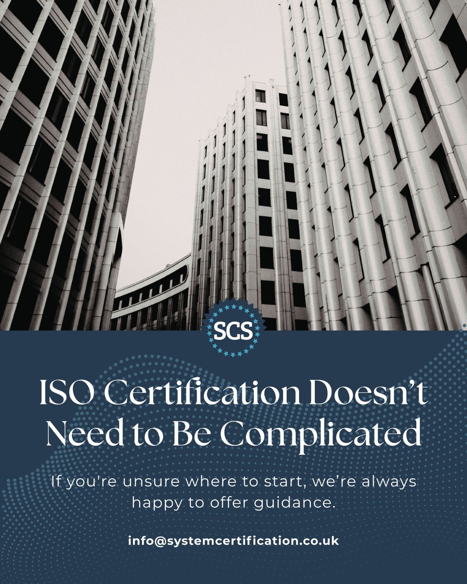 SCS_Co_UK's tweet image. Many architectural practices assume certification is complex or bureaucratic.

In reality, modern standards are designed to support how your practice already operates, focusing on real processes, project delivery and continual improvement.

#architecture #architects #northwest