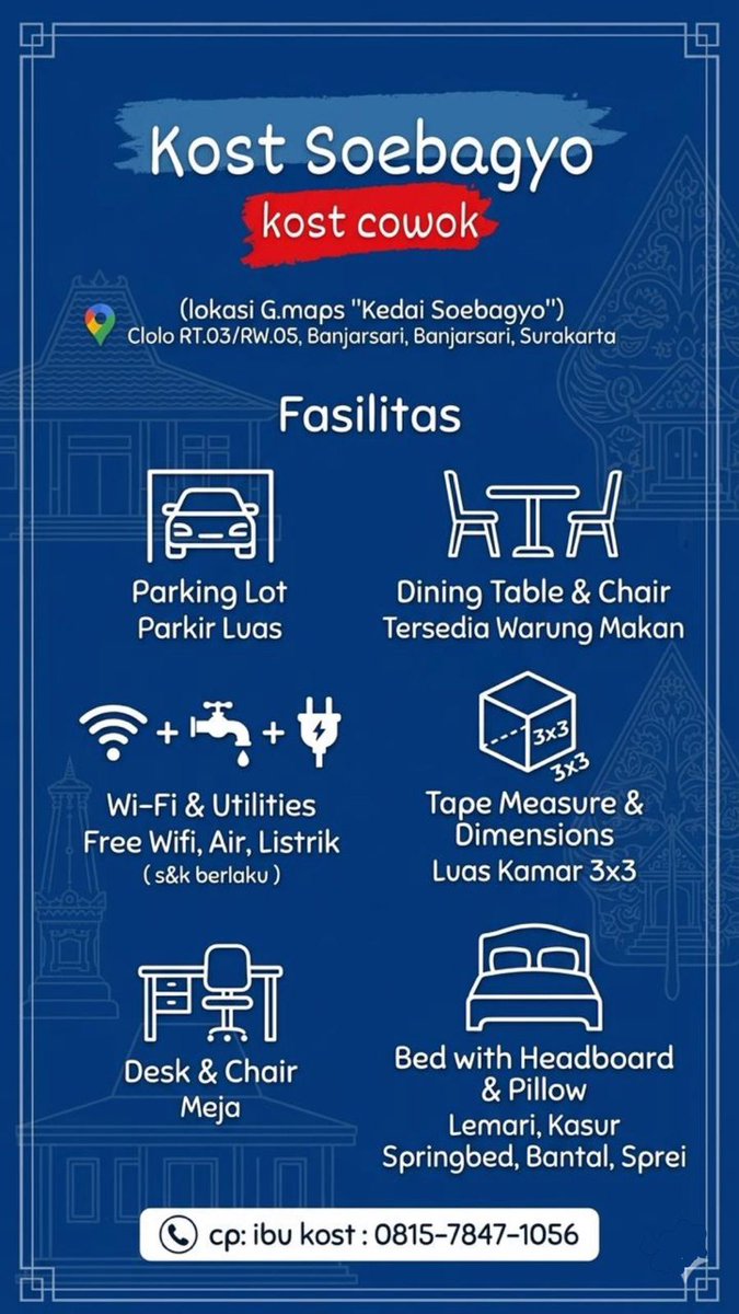 GtSubagyo's tweet photo. ~Monggo2,..... Bagi yang membutuhkan kamar Kosd Cowok utk Pekerja, Pelajar atau Mahasiswa silahkan Hub Notel terlampir,..🙏
~Monggo kamar kosd murah tapi ya tidak murahan fasilitas Ok, Listrik, Wifi, full,... 
Kamar langsung siap pakai bila Cocok,.... Ok &amp; infokan sahabatmu 👍🙏 https://t.co/Hs6UJpVPcE