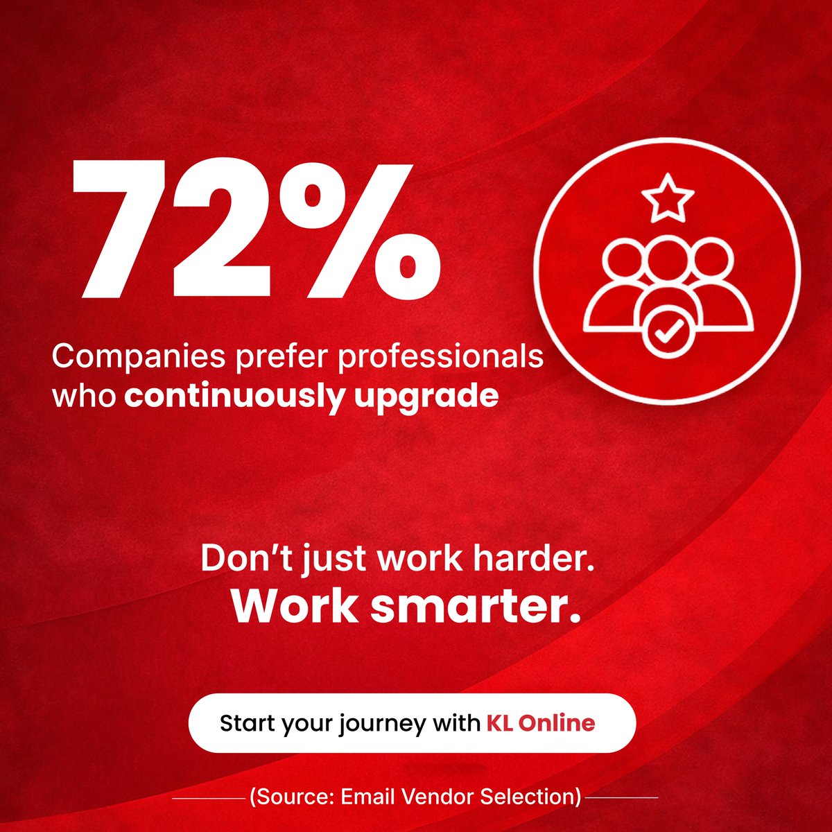 klu_online's tweet image. The future belongs to those who adapt, learn, and grow with changing demands. Do not just work harder. Work smarter with the right learning path.

#OnlineLearning #onlinedegree #kluonline #WorkingProfessionals